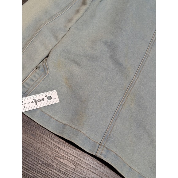 Levi's Red Tab Denim Jacket Light Wash Distressed  Made in USA Size S READ - Picture 9 of 10